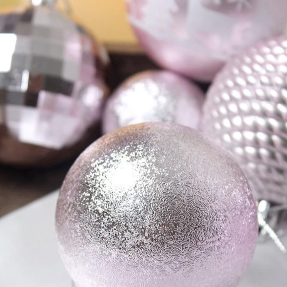 Fashion 100pcs Christmas Ball Plastic Multi Color Party Decoration DIY 3/4/6cm Painted Ball Festival