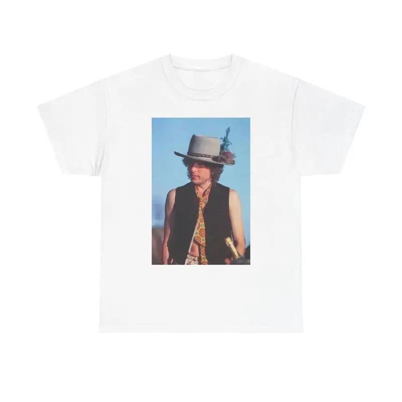 

Bob Dylan T Shirt Vintage Photo Blue Grass Rock Heavy Cotton 5XL різнокольоровий