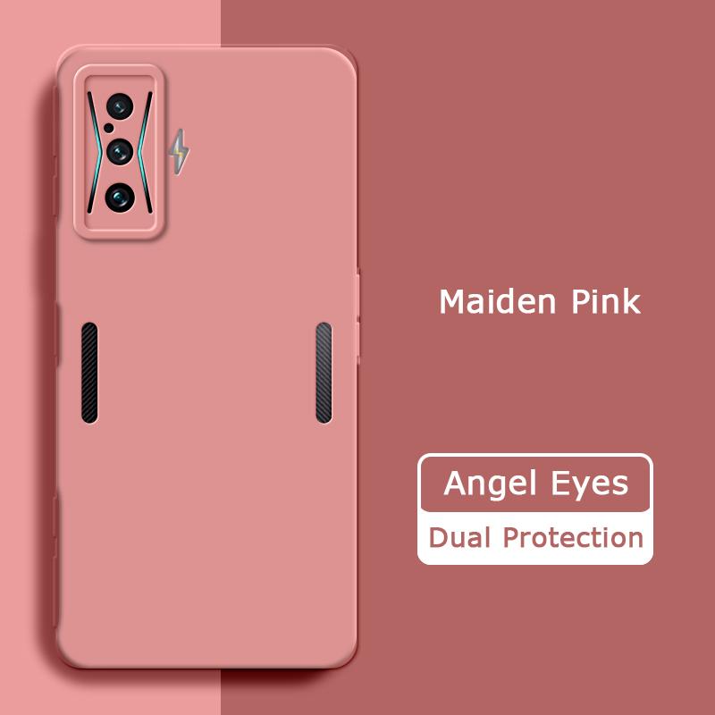 Angel Eyes Square Tekutý silikonový zadní kryt pro Xiaomi POCO F4 GT F4GT 5G Ochranné pouzdro na fotoaparát na telefon POCOF4GT Fundas