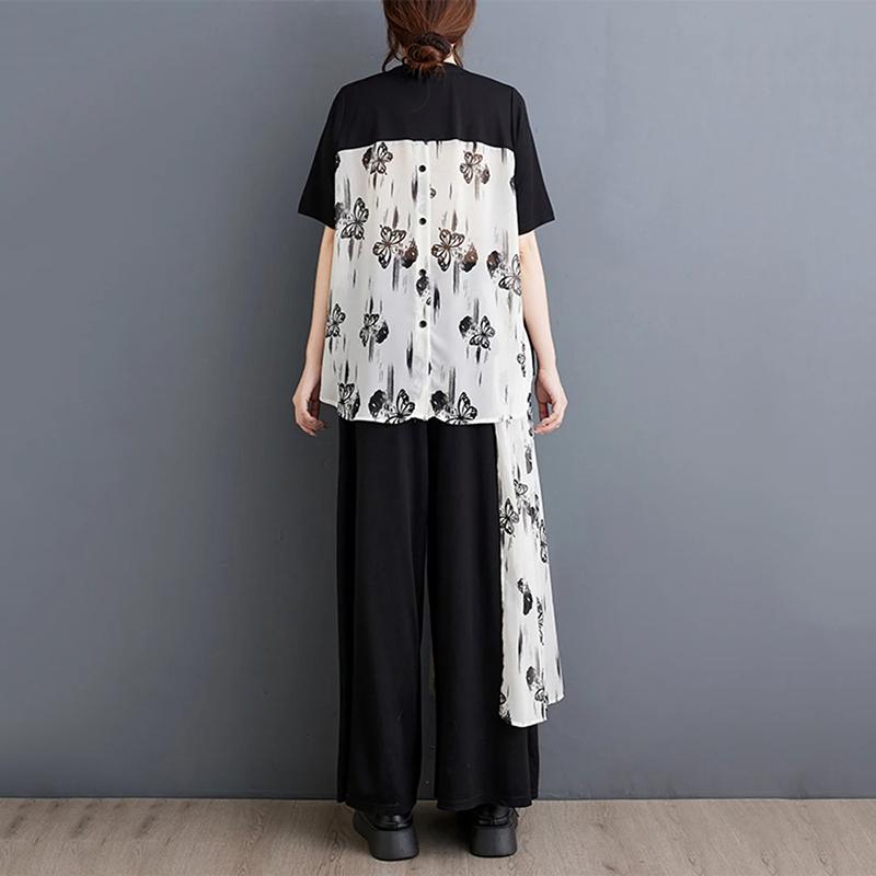 Xitao Lose Sets mit Patchwork-Print ZMY1268