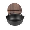 Telssida Japanese Cast Iron Sukiyaki & Multi-Cooker Pot