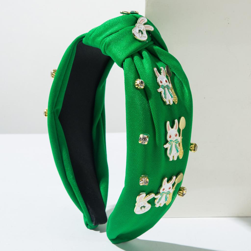 New Easter Diamond Sweet Cute Alloy Rabbit Headband Holiday Hair Accessories