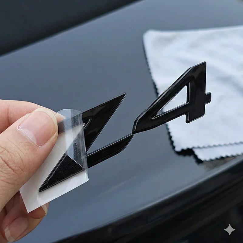 NEW 3D ABS Car Rear Trunk Emblem Badge Sticker For BMW X1 X2 X3 X5 X6 GT Z4 Glossy Black Chrome Logo Decal Styling Accessories IK7
