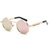 SPH -0.25 -0.5 -1.0 to -6 New Punk Sunglasses Women Round Metal Night Vision Sun Glasses Vintage Men New Spring Glasses Uv400