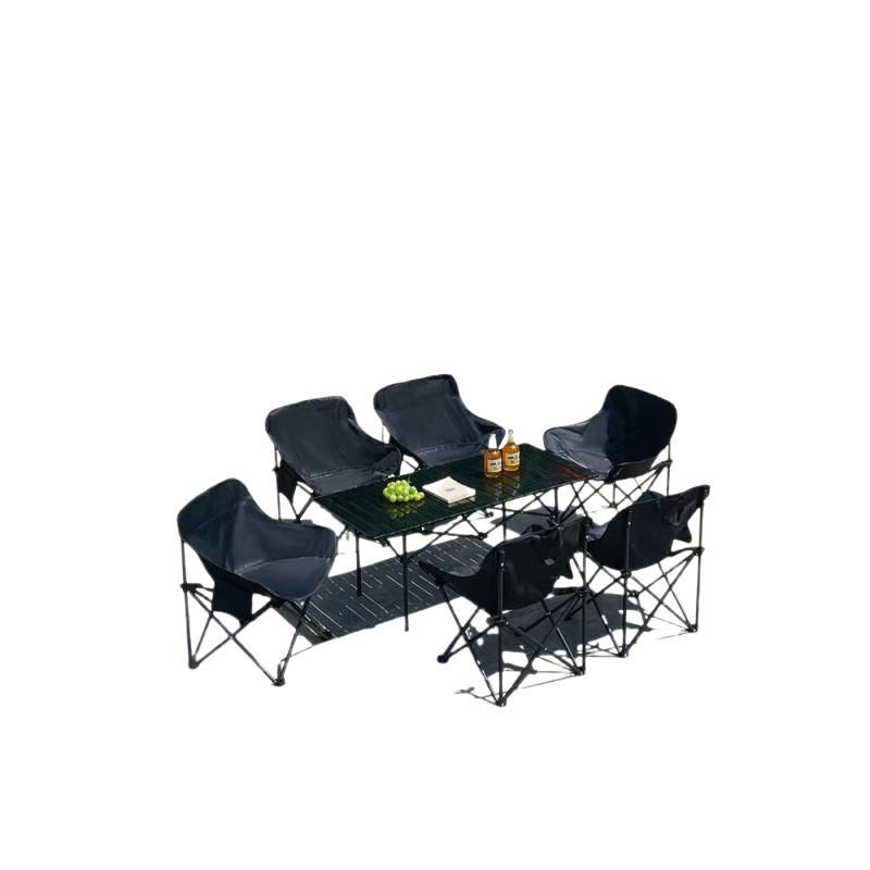 Portable Folding Table and Chairs Set for Outdoor Camping and Picnics