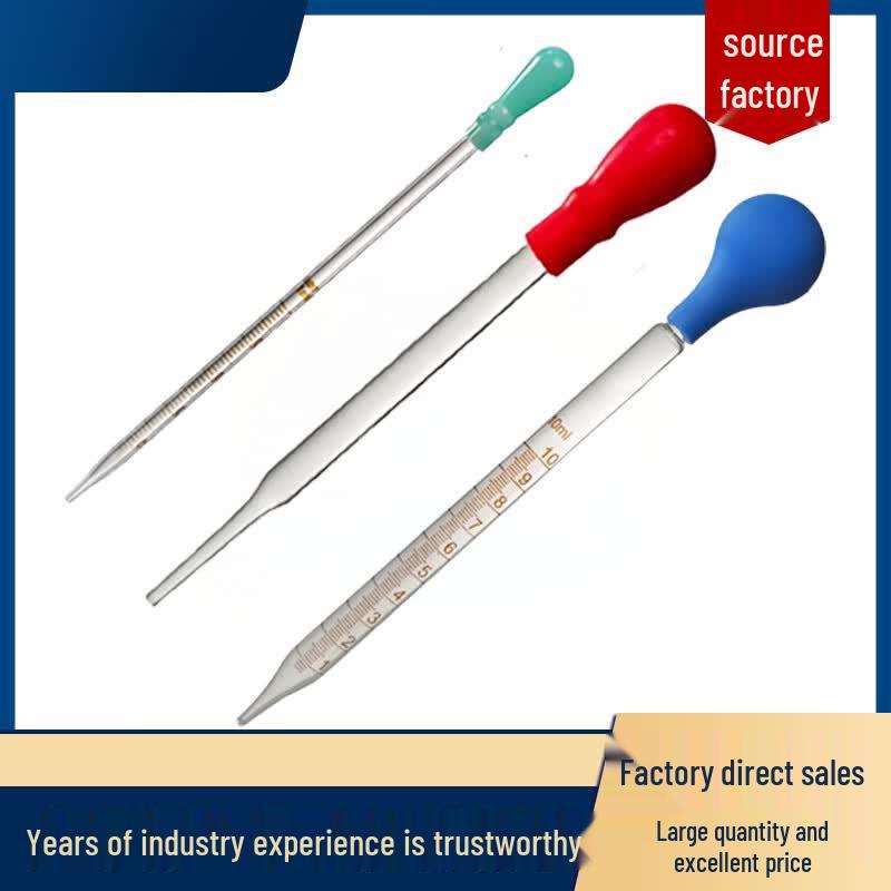 Glass Dropper Pipette with Rubber Bulb