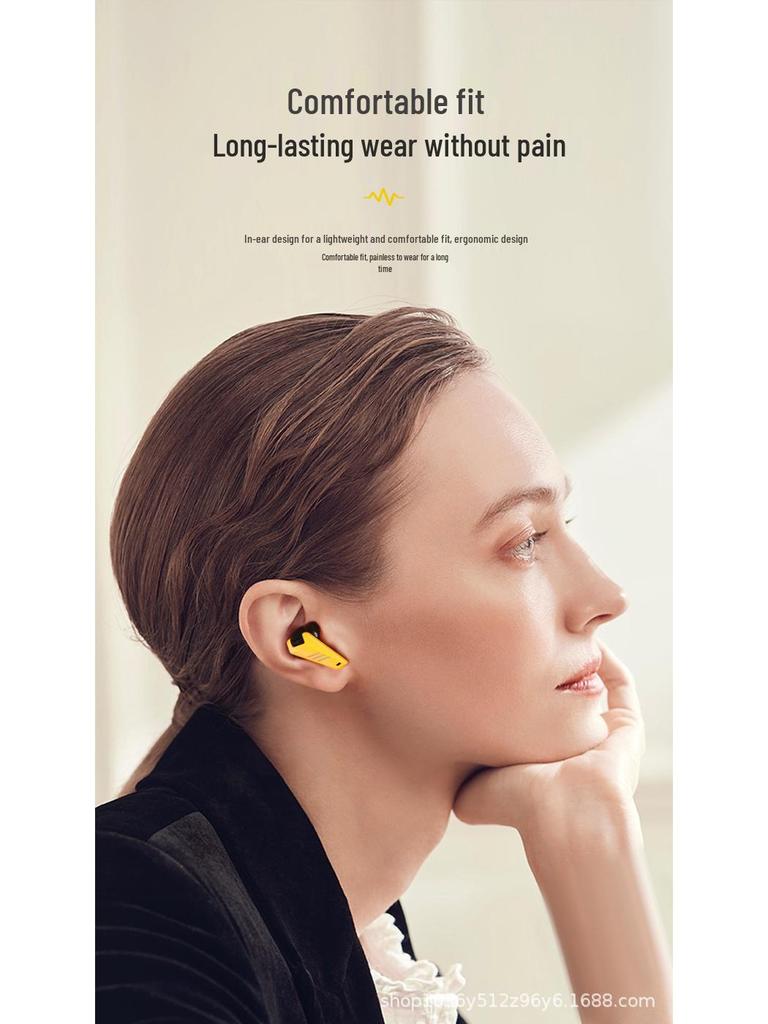 YX07 Kabelloses Bluetooth-Headset für E-Sports: Geräuschunterdrückend, Hohe Klangqualität, Extrem lange Akkulaufzeit, Ideal für Gaming und Sport.