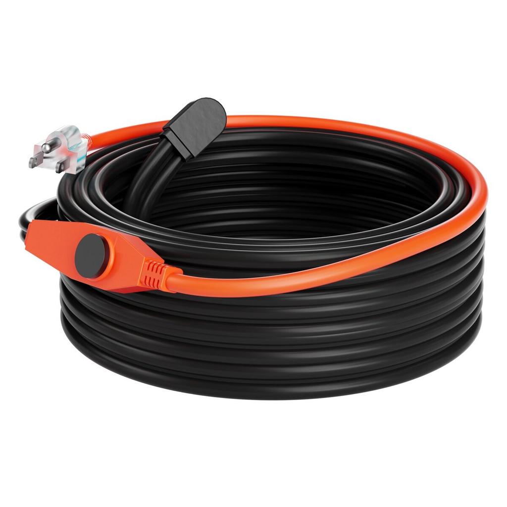 Pipe Heating Cable 25m 23W/m Heat Tape for Pipes with Built-in Thermostat