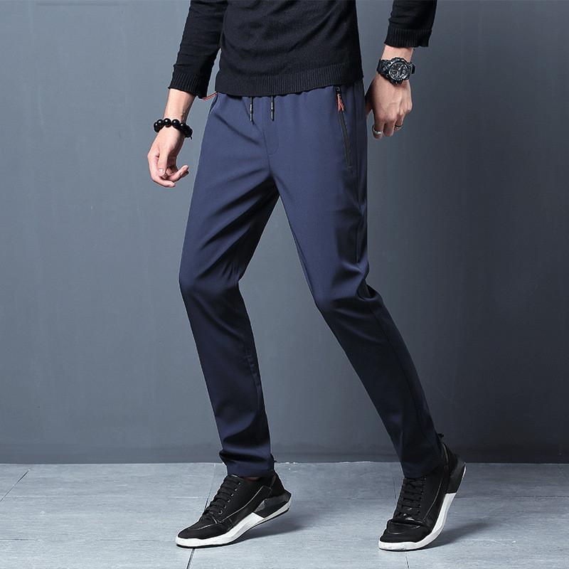 Mens Summer Athletic Pants With High Elastane And Zipper For Casual Sports Wear