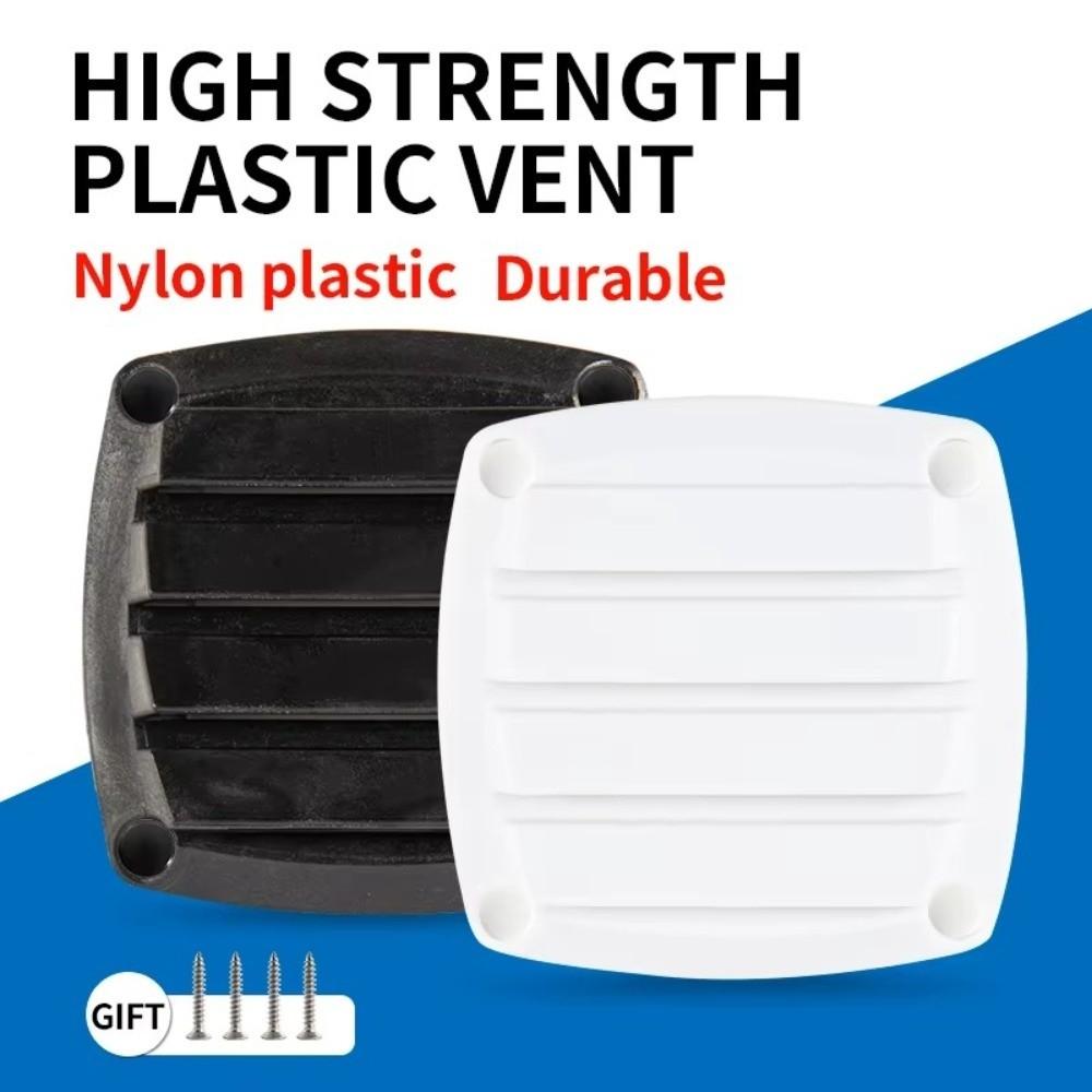 Plastic Square Vent Cover Water Outlet Accessories 8.5/13cm Boat Air Vent Retrofit Vent Grill Cover Marine Use