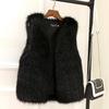 New autumn and winter imitation mink vest women's fur coat women's imitation fox hair thickened fur vest