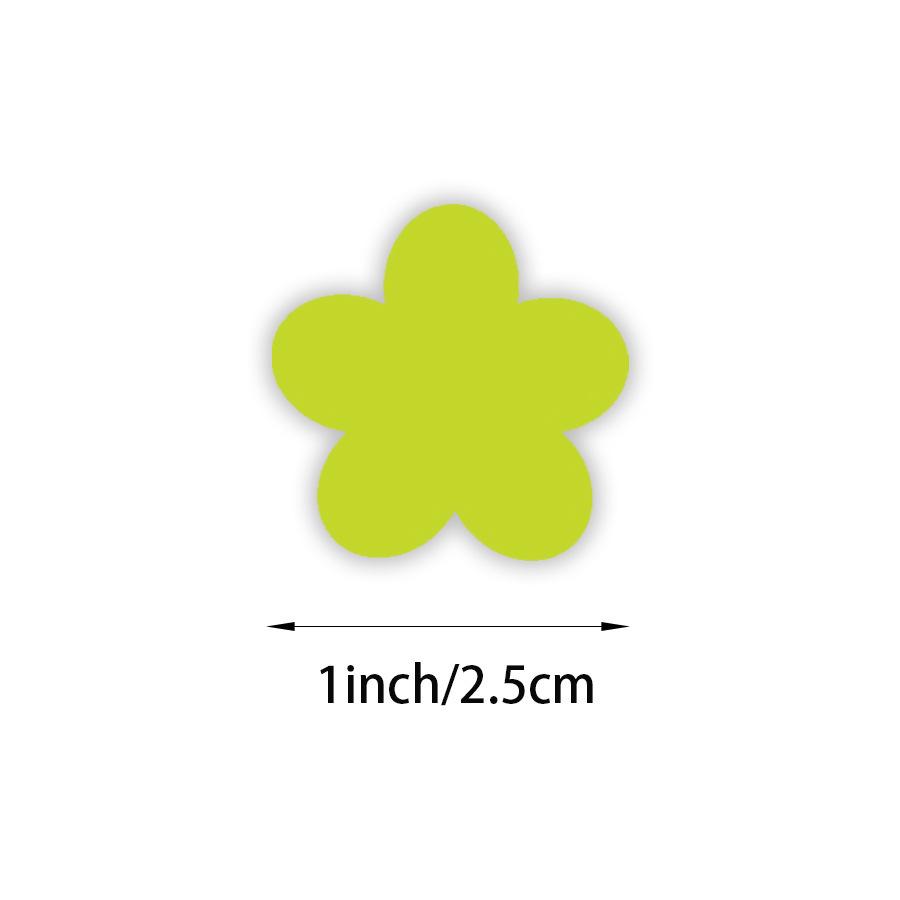 Heart-Shaped Love Stickers - 500 Self-Adhesive Labels per Roll
