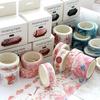 YUBBAEX 3 Rolls of Masking Japanese Super Perfect for Gift DIY and Notebook Decorations Tape, Print, Cute, Thin, Wrapping, Crafts, (Lace Pattern)
