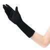Otafuku Gloves Summer Arm Covers One Size Fits All [100% Cotton, Women's, Non-Slip, Semi-Long] UV-3231 Black,