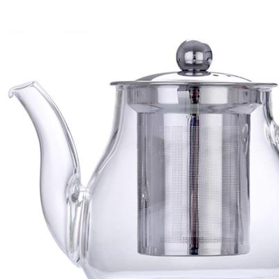 Stainless Steel Filter Liner Flower Tea Brewing Teapot Electric Ceramic Stove Heating Teapot Glass Teapot