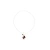 European & American Zircon Resin Rocking Horse Pendant Sweater Necklace - Versatile High-End Autumn/Winter Fashion
