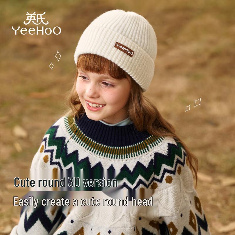 YEEHOO Kids 100% Merino Wool Knit Beanie One Size