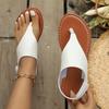 Casual Women Sandals Summer Fashion Sandals Plus Size Solid Color Round Toe Shoes Comfortable Flat Shoes Women Zapatos De Mujer