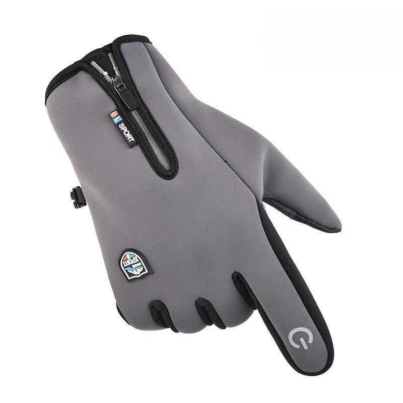 Cycling Gloves Winter Warmth Men's Touch Screen Velvet Outdoor Sports Skiing Waterproof and Non-slip Wind Riding Motorcycle