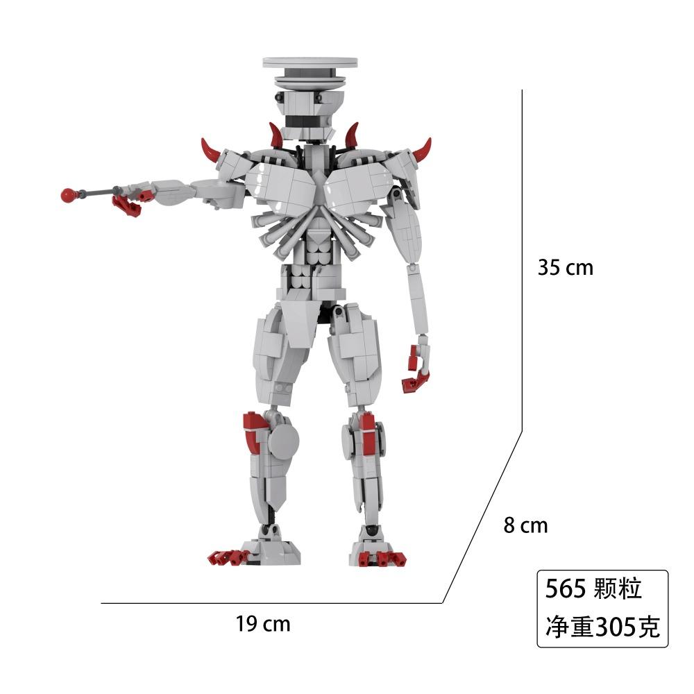 New Monster Series Assembled Handheld Table Block Children's Birthday Gifts, Handmade Puzzle Toys Kaiju No.9and No.8