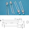 100Pcs White 3mm Round LED Assortment Kit Ultra Super Bright Light Emitting 6000-6500k Diode Bulb Lamp