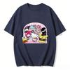 2026 New Sanrio Characters Party Cartoon Print Tshirt Family Matching Outfits Casual Short Sleeve Tee for Women Unisex Kids Tops