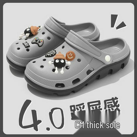Women's Hole Shoes Non-Slip Sandals - Breathable, Soft Sole, Wear-Resistant Beach EVA Slippers