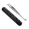 2 In 1 Stainless Steel Tick Remover Tool Professional Tick Removal Tweezers for Dogs Cats Humans Pet Flea Removal Clip