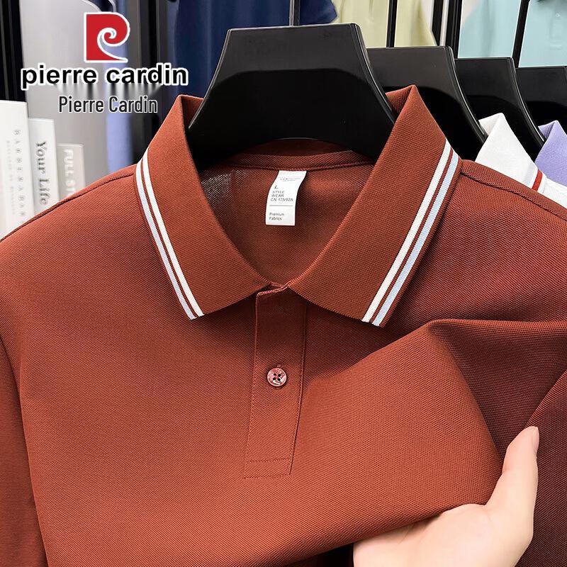 Pierre Cardin Men's Business Casual Cotton Blend Short Sleeve Polo Shirt