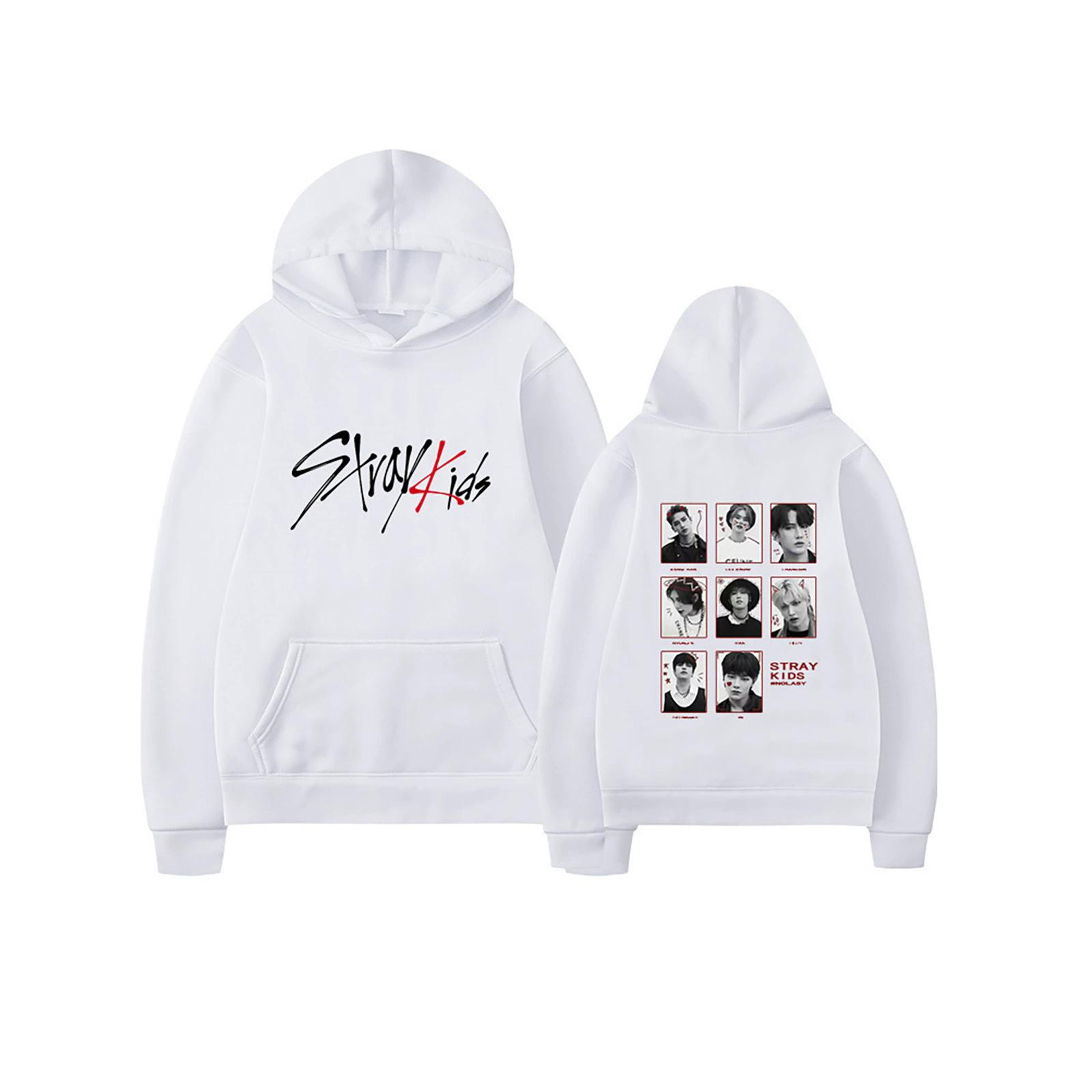 Straykids Men Hoodies Harajuku Sports Men s Sweater Printing Trend Fashion Hooded Sweater Youth Top S 2733₽