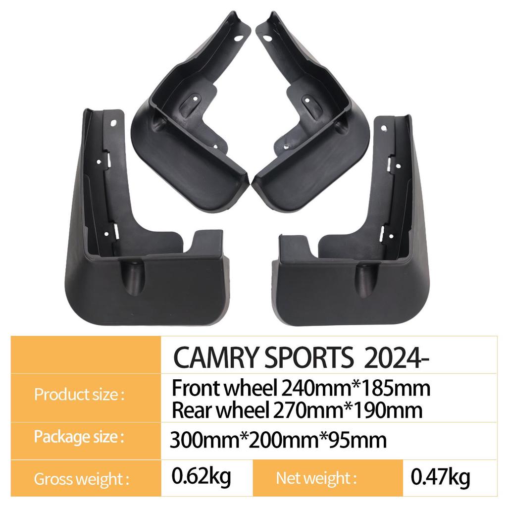 Toyota Camry 2024 Sportowe Błotniki do Samochodów Transgranicznych