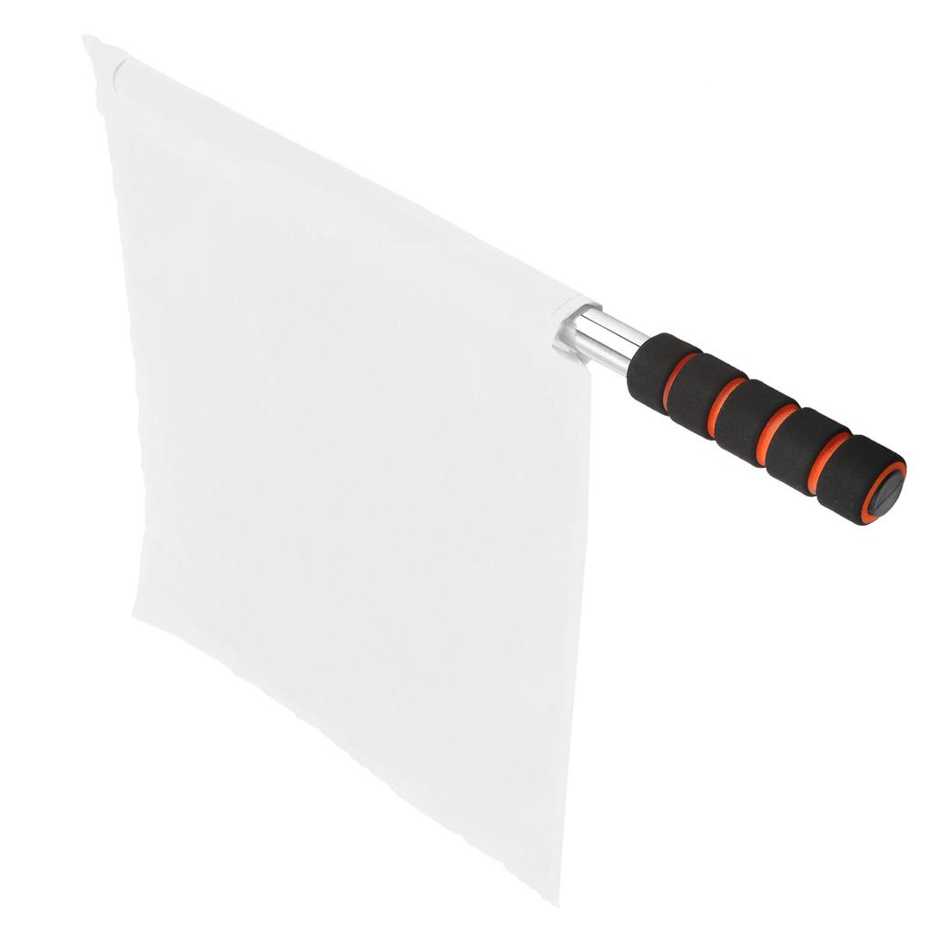 2 szt. Oficjalne flagi sędziego Słup ze stali nierdzewnej Sport konkurs Linesman Hand Flag
