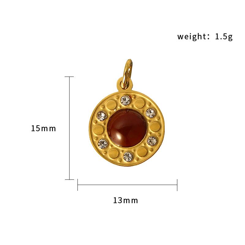 Halloween Ghost Pumpkin Spider Pendant 18K Gold Plated Stainless Steel Jewelry Diy Accessories