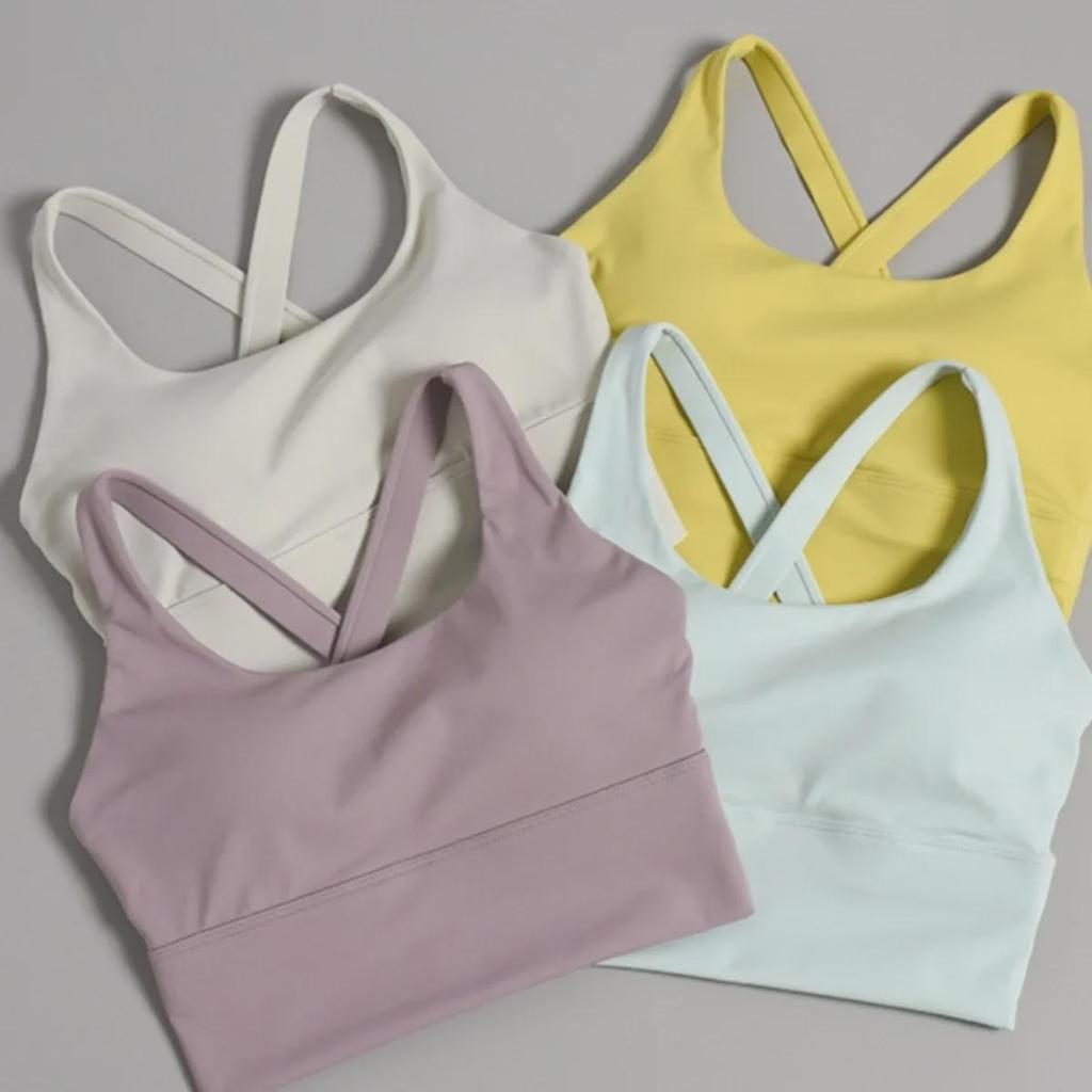 Sutien sport pentru femei cu suport fix pentru piept - Ideal pentru alergare, yoga și fitness