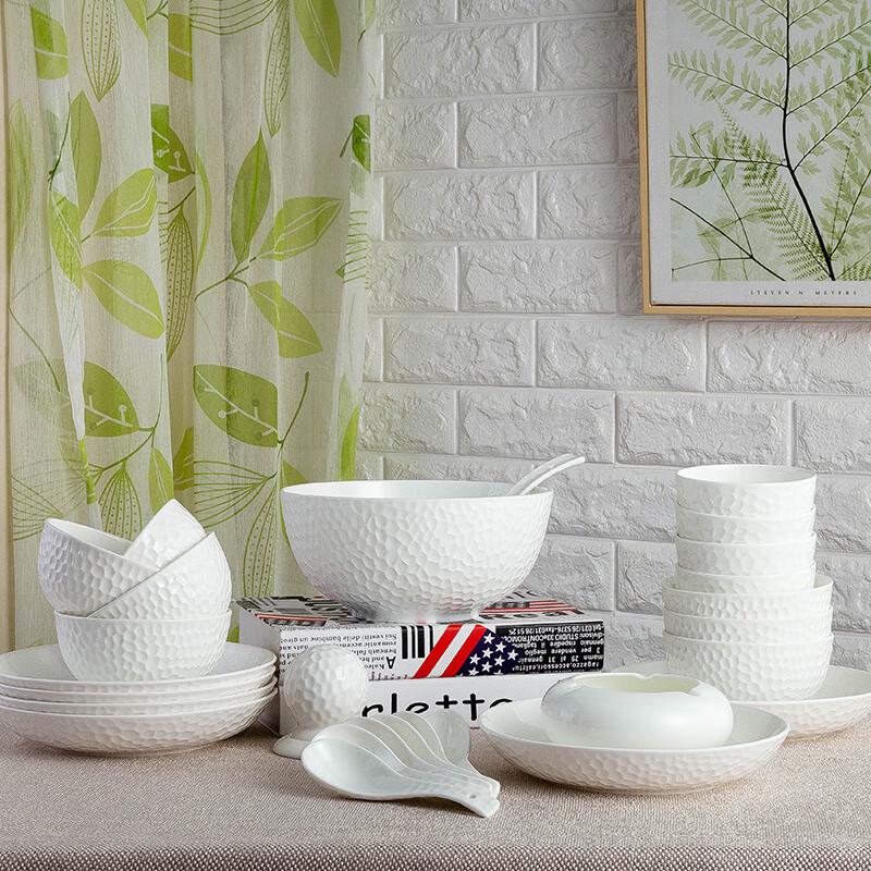 JANLA Water Cube Underglaze Ceramic Dinnerware Set