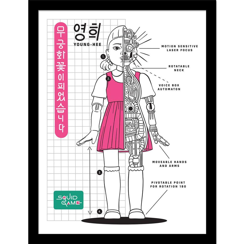 Squid Game 2 Young Hee Framed Poster