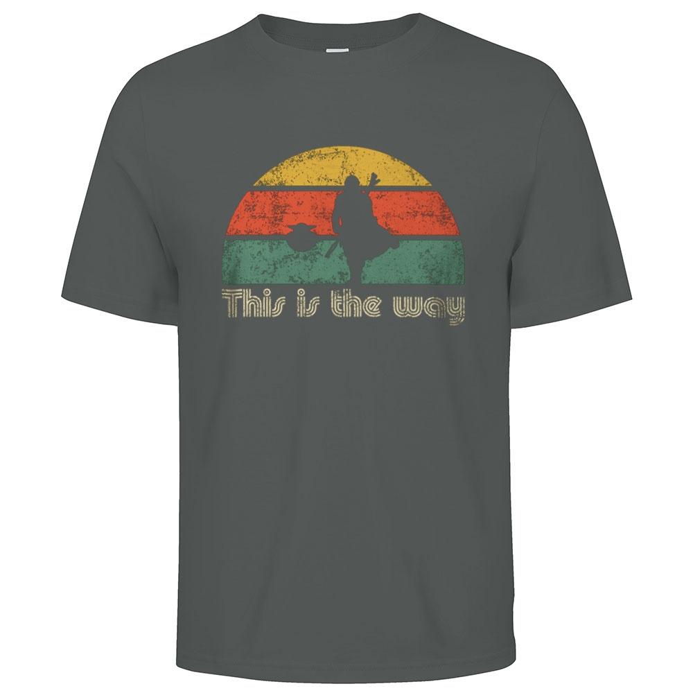 Jedi The Retro Way Graphic Street Casual Style Fashion Tee Men Women Adults Children Boy Gril Kids Parent Child Cotton T shirt