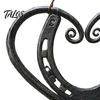 Talos Vintage Metal Hjerteformet Vindklokke Vedhæng, Retro Patineret Kærlighed Tre Klokker Klokkespil, Vandtæt Rustfri Udendørs Haveklokke til Gårdhave