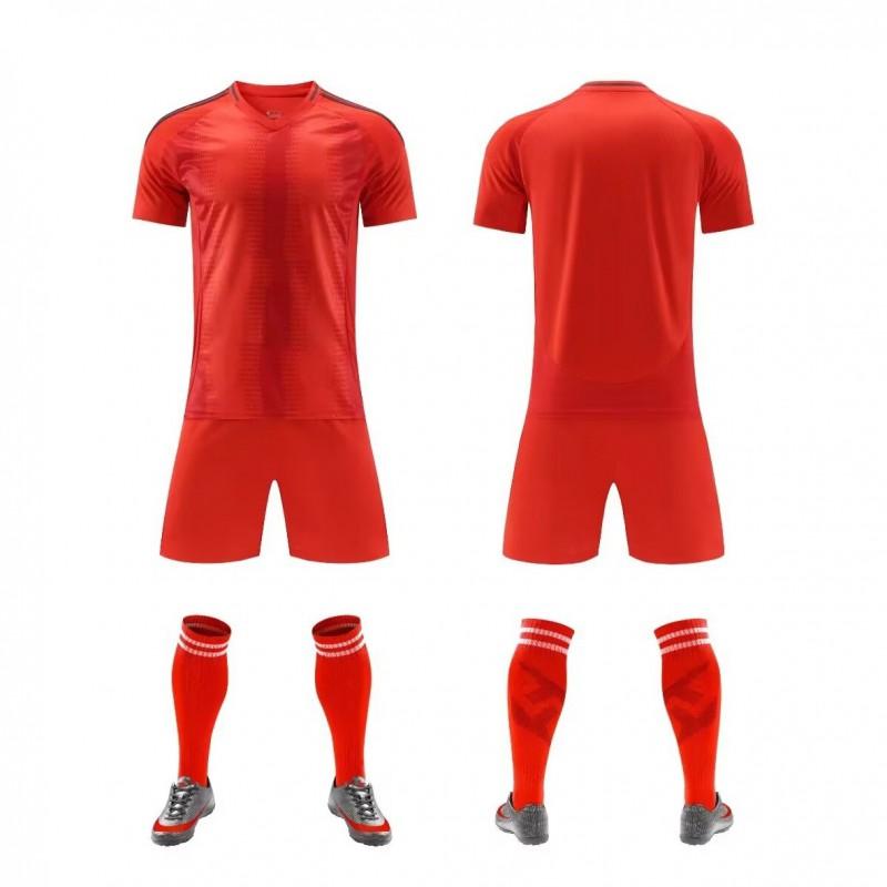 Custom Printed Soccer Training Jersey Set Men Women Kids Sportswear Football Club Team Uniform