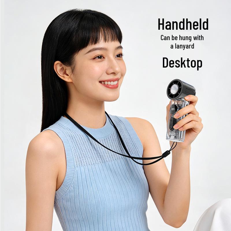 Compact USB Handheld Desktop Fan - Mini Outdoor Small Fan