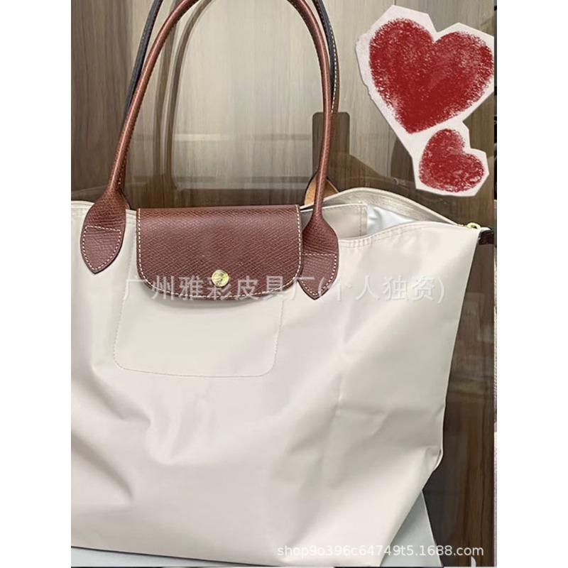 High Quality Dragon Inlaid Bag Week Commemorative Embroidered Dumpling Bag Nylon Handbag Large Capacity Shoulder Tote Bag