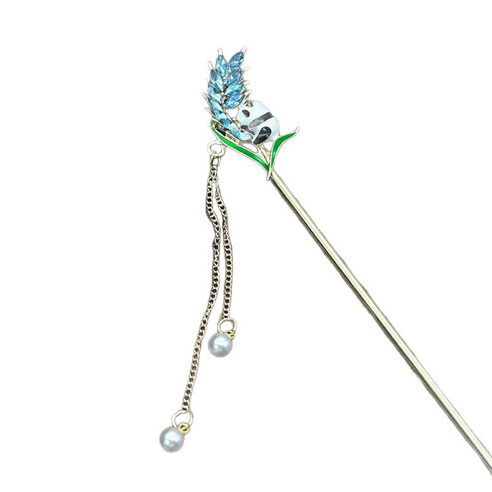 

Китайские палочки для волос панда ретро заколка свадебные украшения для волос аксессуары для женщин девушек фестиваль свадебная вечеринка украшение для волос