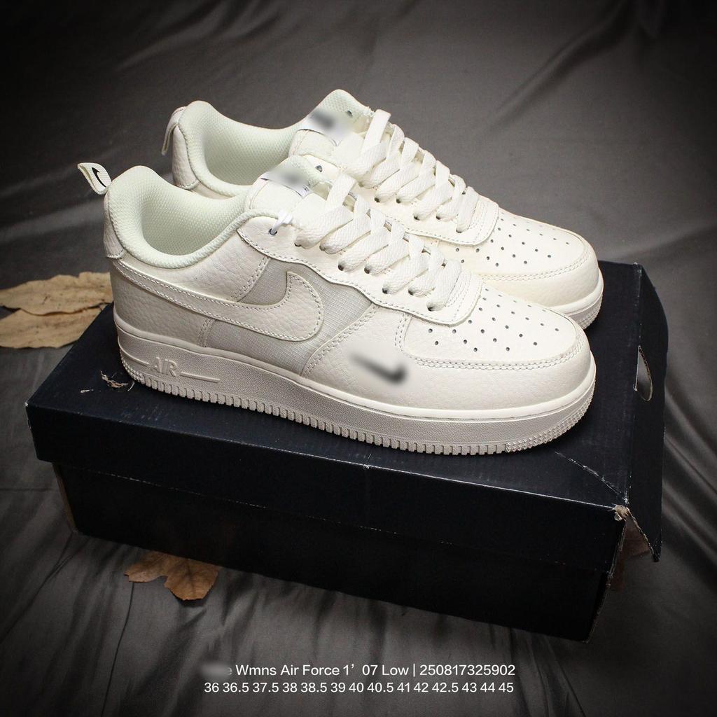 Reine Original Air Force 1 Low Weiße Skateschuhe: Vielseitige, verschleißfeste Freizeit-Sneaker für Damen und Herren