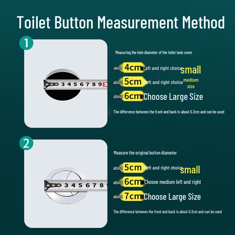 You Shu Toilet Flush Button Kit