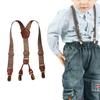 Adjustable Children Suspenders Strap For Trouser Pants NonSlip Secure With 4 Clip Design 2.5cm Width for School Event