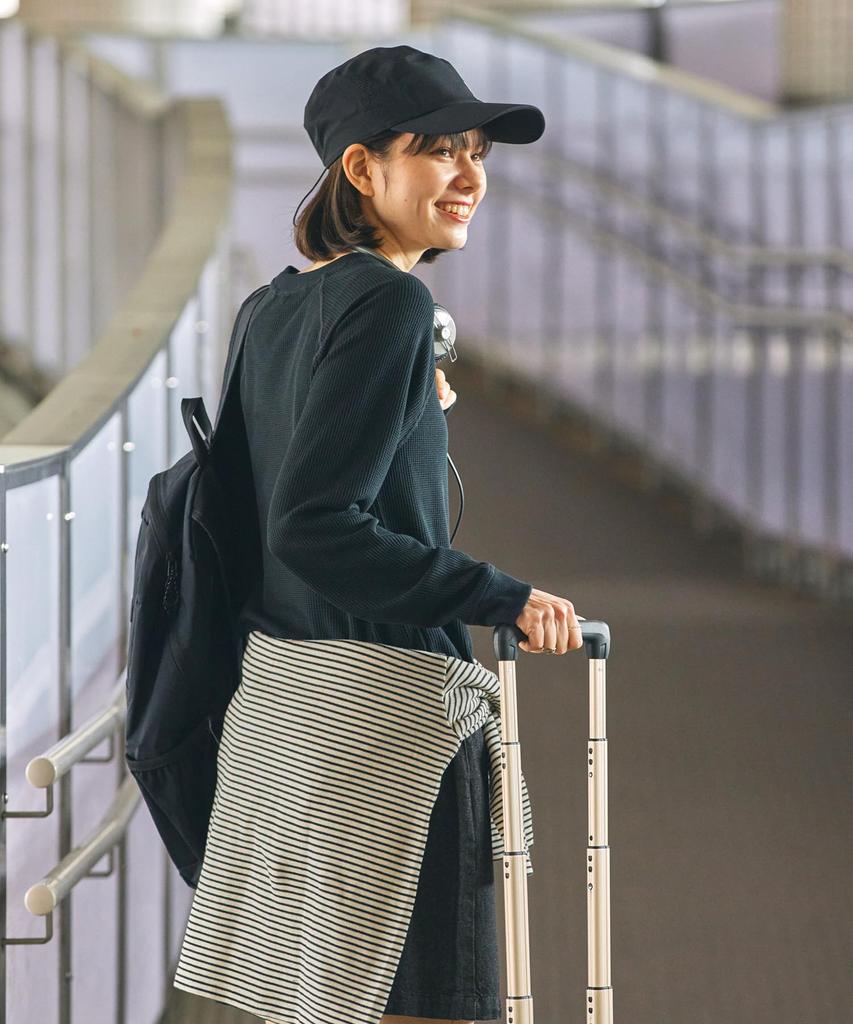 [Aigle] T-shirt [Official] UV Protection One Point Reflective Logo Mesh Cap Black Free Size