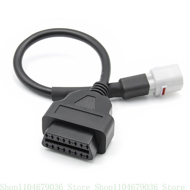 OBD2 Cable Connector Scanner for Motorcycle 4 Pin Full Diagnostic Adapter Connector Cable Scan Tool
