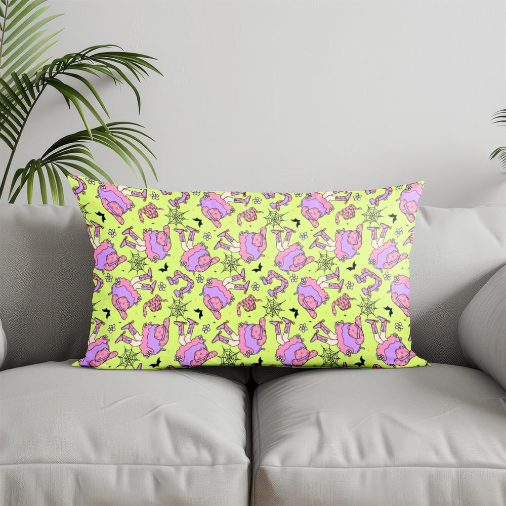 Home Decor Halloween-Patterned Rectangle Pillowcase Suitable For Sofa Bedroom Car Pillow Cover Cushion Rectangular Back Cushion