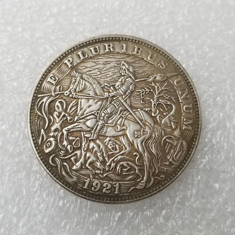 1921 Hobo Silver-Plated Morgan Dollar Replica Commemorative Coin #780 Copper