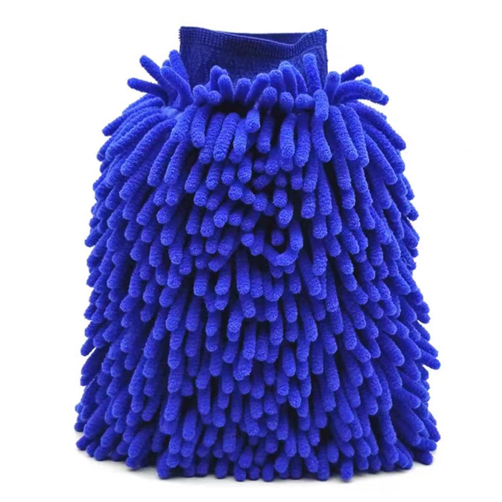 Double-sided Motorcycle Care Cleaning Gloves Cleaning Cloth Towel Microfiber Washable Car Washing Gloves Washing Accessories